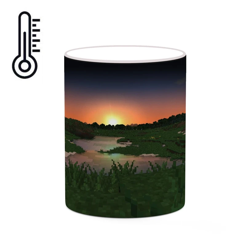 ماگ حرارتی کاکتی طرح ماینکرافت minecraft مدل mgh41197