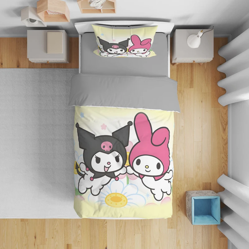 سرویس روتختی یک نفره 5 تکه نوپه هوم مدل T6191 طرح کرومی