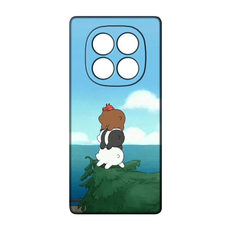 کاور طرح خرس کله پوک کد 376 مناسب برای گوشی موبایل شیائومی Redmi Note 14 Pro 4G / Poco X7