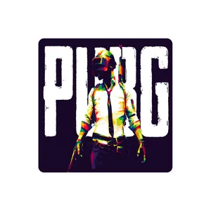 زیر لیوانی طرح پابجی مدل MC1674