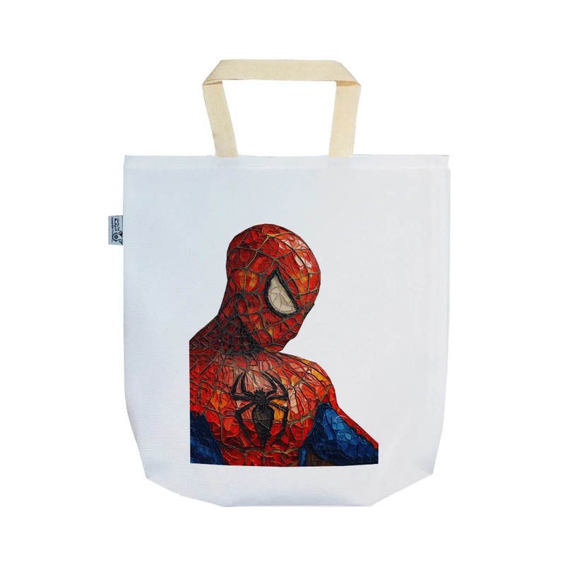 ساک خرید ترمه طراحان ایده مدل پترن مرد عنکبوتی، Spiderman کد strm0979 - SS