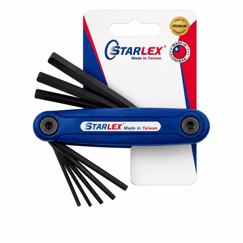 آچار آلن استارلکس مدل SH-STARLEX-TAIWAN-008 مجموعه 8 عددی