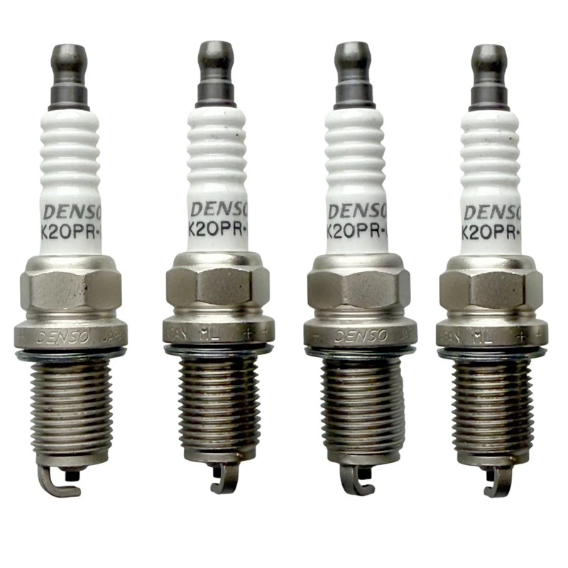شمع خودرو تک پلاتین دنسو مدل K20PRU پایه کوتاه مناسب برای لیفان 520 بسته 4 عددی