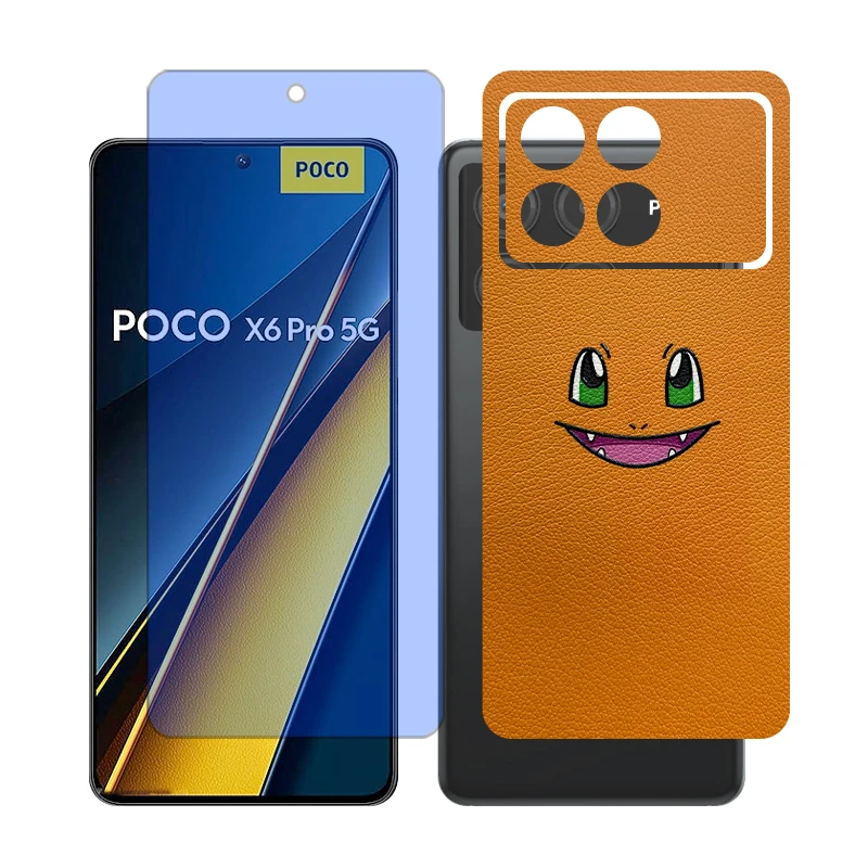 محافظ صفحه نمایش آنتی بلو گلس مدل Together مناسب برای گوشی موبایل شیائومی Poco X6 Pro به همراه برچسب پوششی