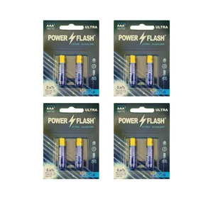 POWERFLASH ULTRA ALKALINE BATTERY PACK OF 8