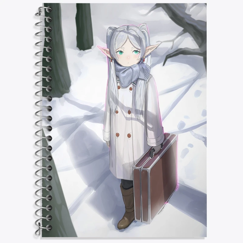 دفتر لغت 50 برگ خندالو طرح انیمه فریرن (Frieren) کد 33928