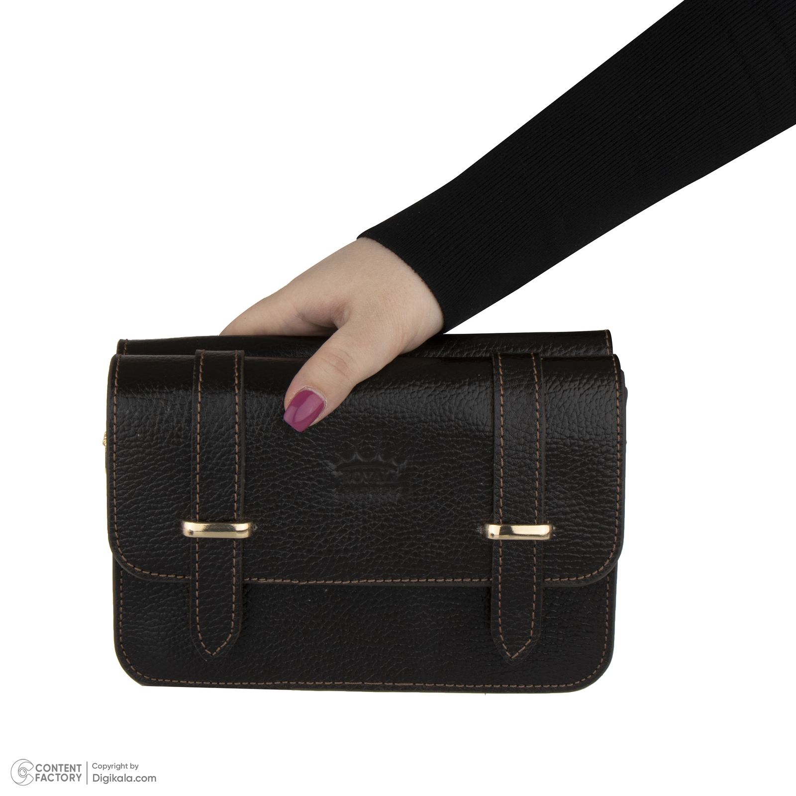 کیف دوشی زنانه رویال چرم مدل W94 -  - 15