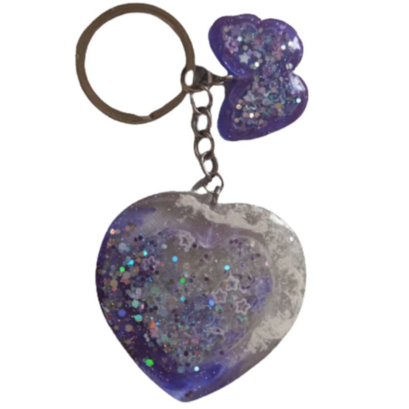 جاکلیدی زنانه مدل قلب آکواریومی جاکلیدی زنانه مدل قلب آکواریومی