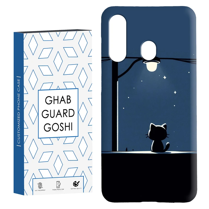 کاور قاب گارد گوشی طرح گربه کد Dimo-189 مناسب برای گوشی موبایل سامسونگ Galaxy A60 / M40