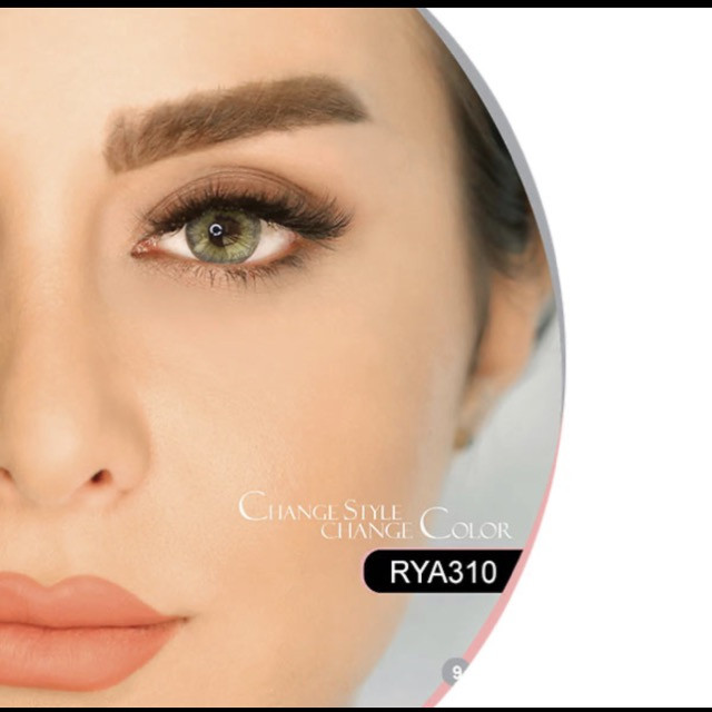 لنز چشم هرا شماره RYA310 رنگ سبز متوسط لنز چشم هرا شماره RYA310 رنگ سبز متوسط