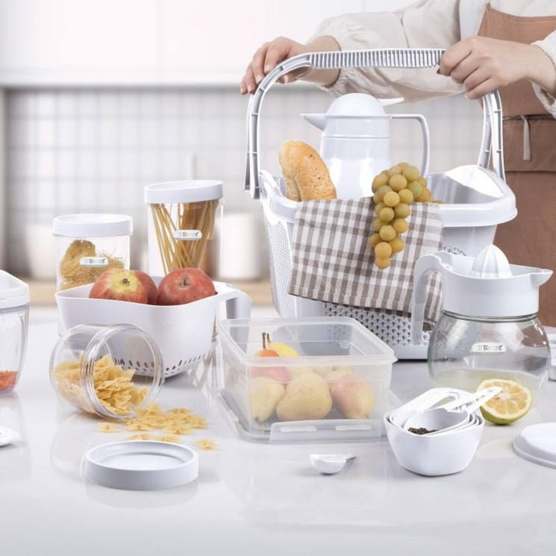 ست جهزیه عروس ۱۰۸ پارچه (۸۰آیتم) پلاستیکی تاپکو