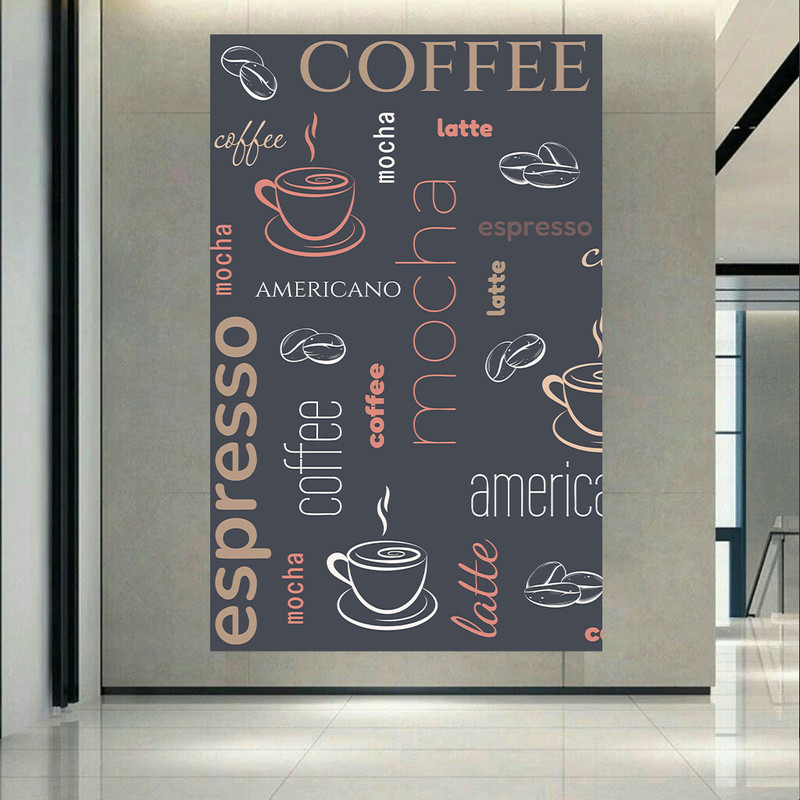 استیکر طرح قهوه مدل Coffee کد AR303230