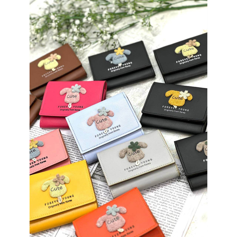 کیف پول زنانه مدل کیوت کد KZD-044