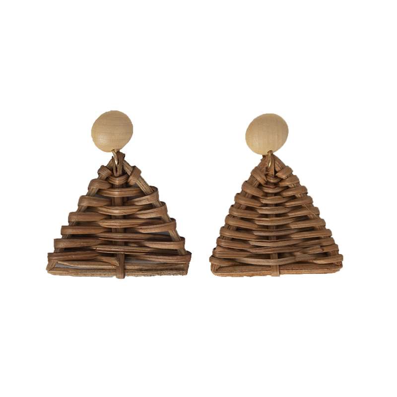 گوشواره زنانه مدل حصیری کد 001