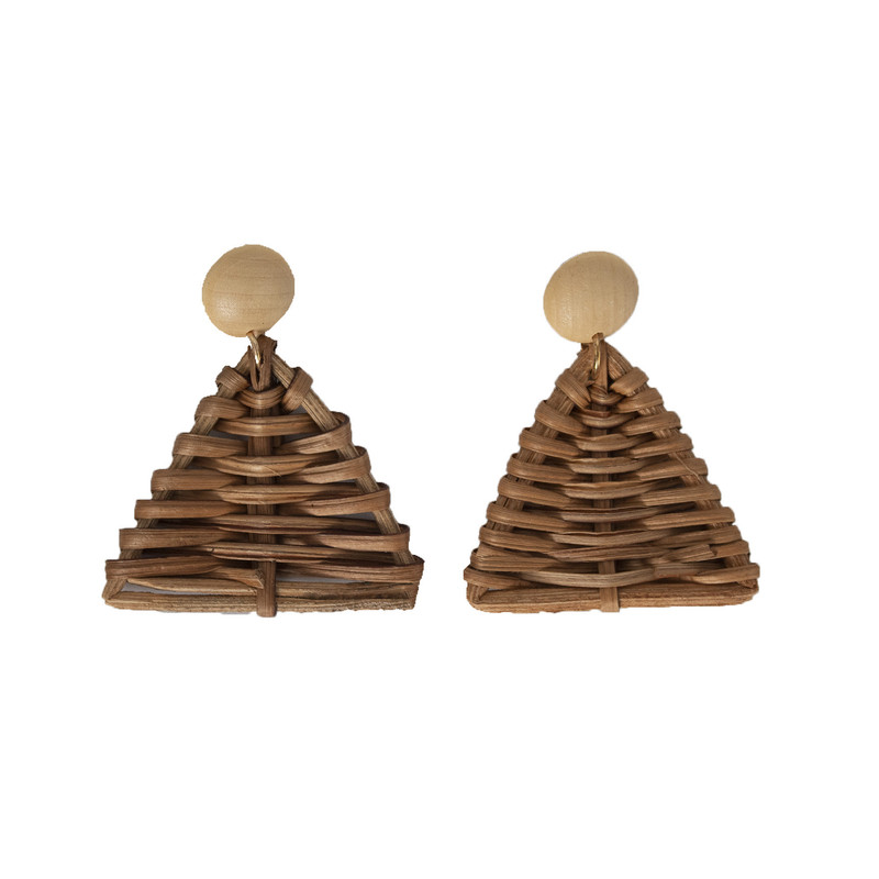 گوشواره زنانه مدل حصیری کد 001