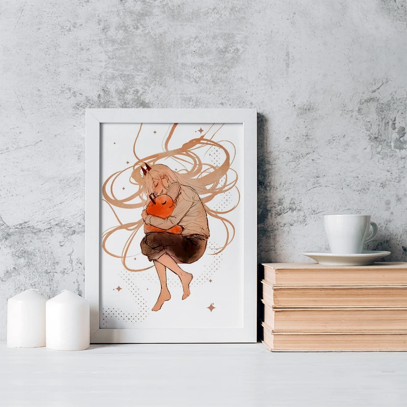 تابلو خندالو مدل پاور انیمه مرد اره ای Chainsaw Man کد 18003