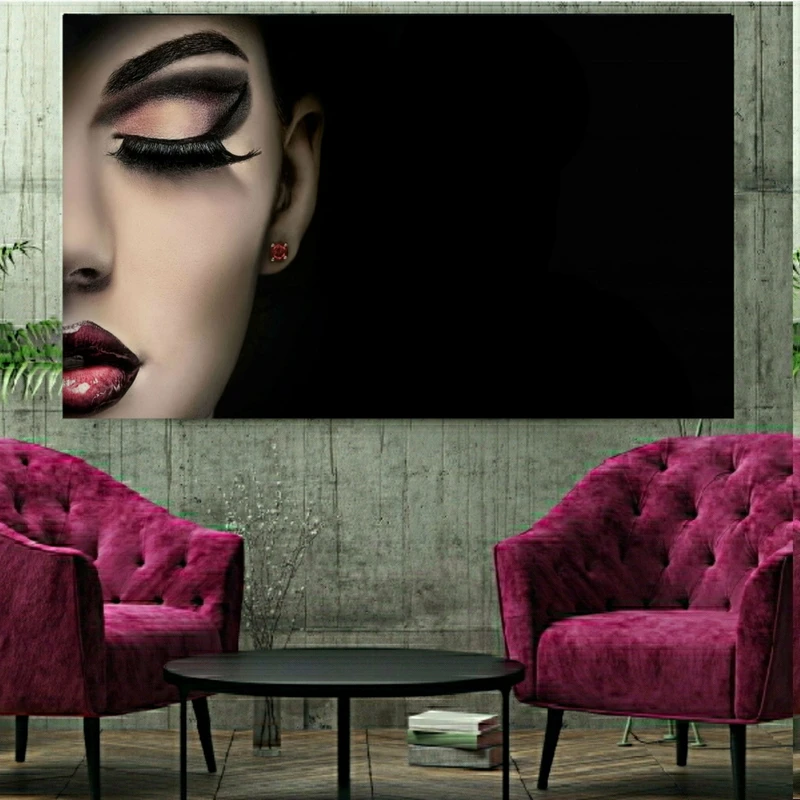 تابلو بوم طرح کاشت مژه مدل SDB654