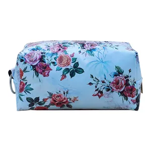 کیف لوازم آرایش زنانه مدل مکعبی سایاس طرح گل