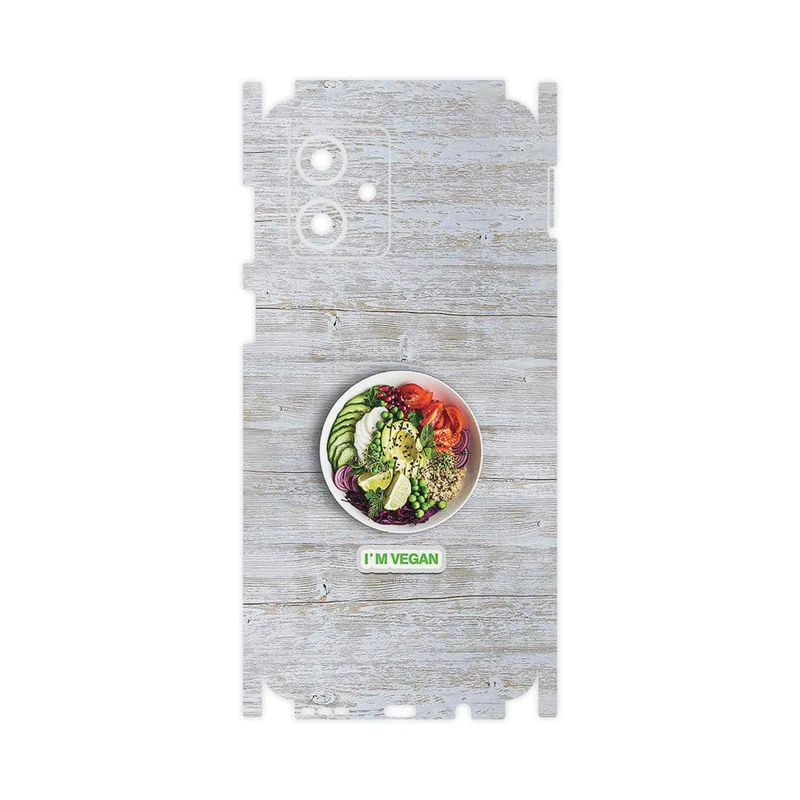 برچسب پوششی ماهوت مدل Im_vegan-FullSkin مناسب برای گوشی موبایل موتورولا Moto G54