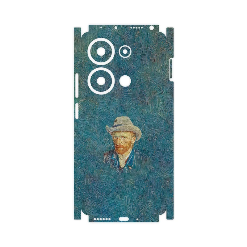 برچسب پوششی ماهوت مدل Self portrait with a gray felt hat-FullSkin مناسب برای گوشی موبایل شیائومی Poco M6 Pro 4G