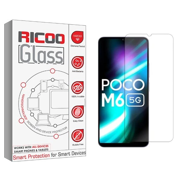 محافظ صفحه نمایش ریکو مدل RiC2 مناسب برای گوشی موبایل شیائومی Poco M6