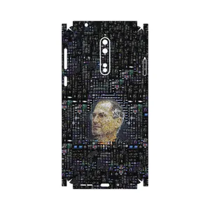 MAHOOT Collage of Steve Jobs 2-FullSkin Cover Sticker for Nokia 8