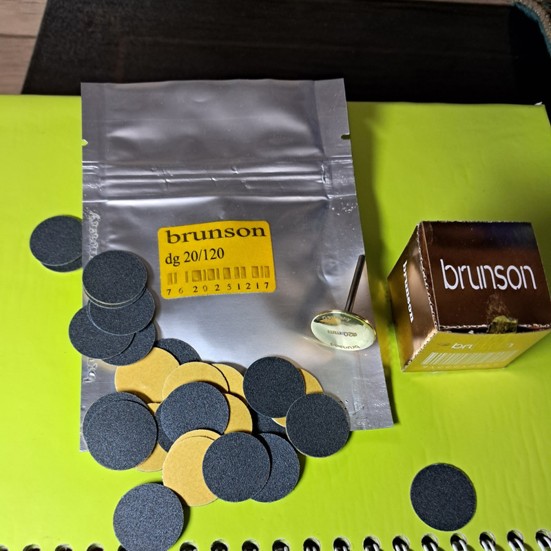 دیسک پدیکور برانسون مدل 20mm به همراه یدک دیسک برانسون بسته 25 عددی