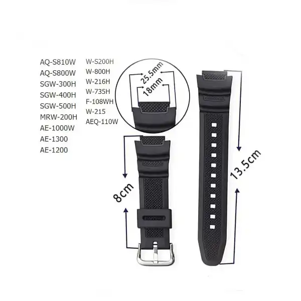 بند ساعت مچی مدل AE-1000W