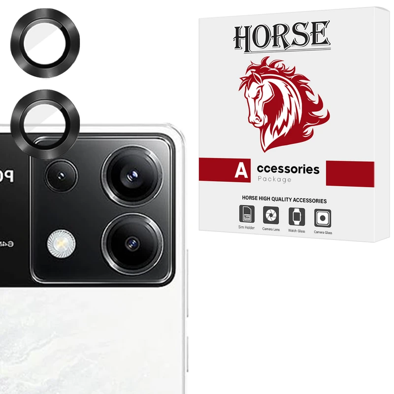 محافظ لنز دوربین هورس مدل RINH20 مناسب برای گوشی موبایل شیائومی Poco X6