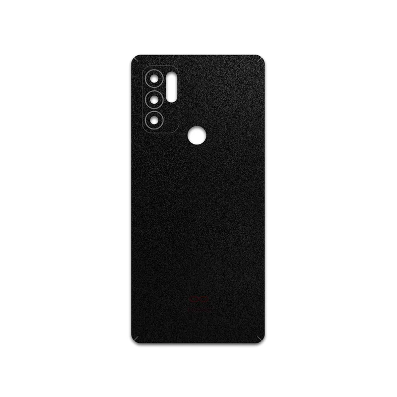 برچسب پوششی ماهوت مدل Black-Suede مناسب برای گوشی موبایل موتورولا Moto G60S