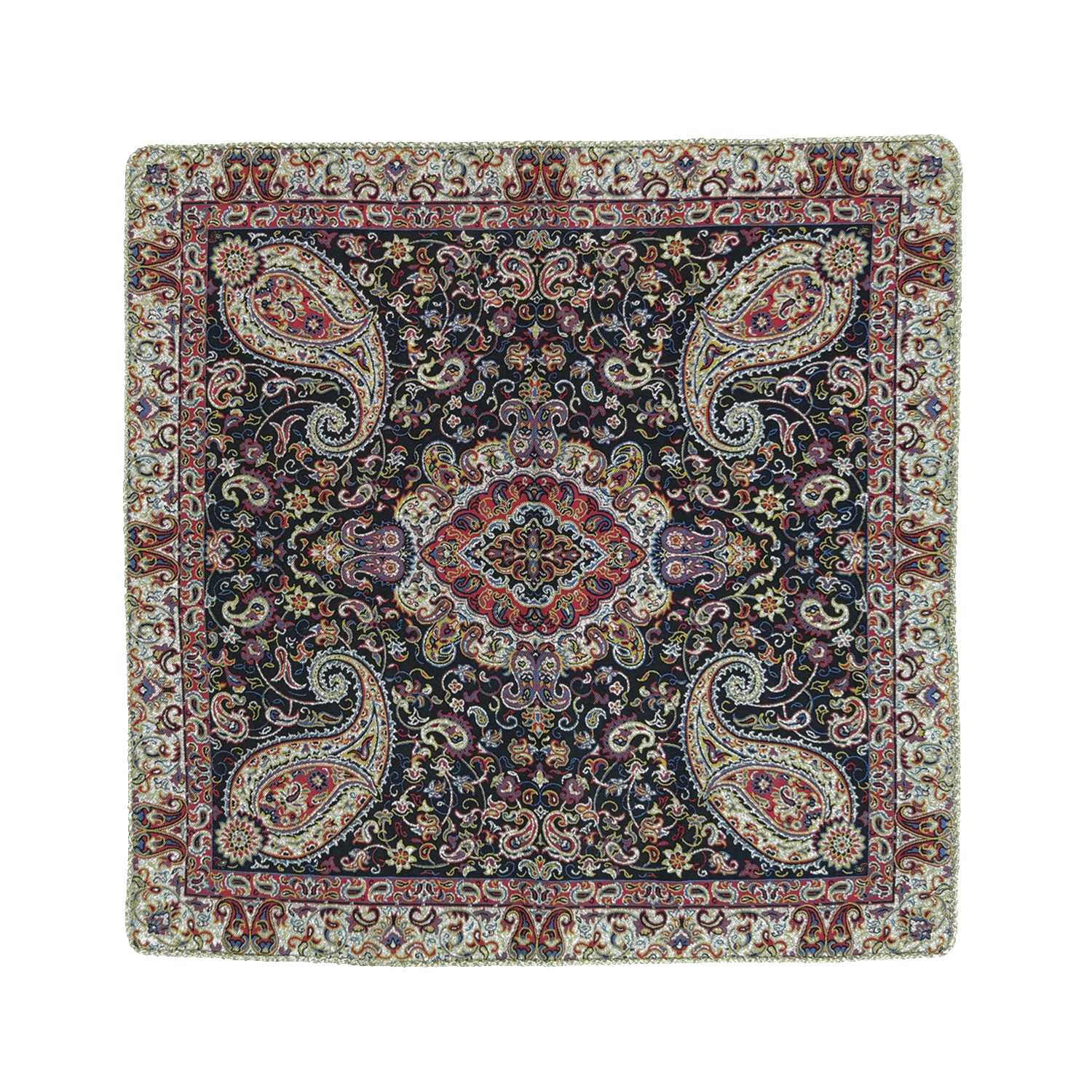 رومیزی ترمه ابریشم کد sag101