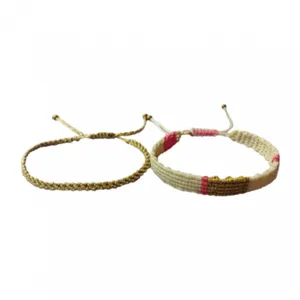 دستبند زنانه مدل جمره مجموعه دو عددی