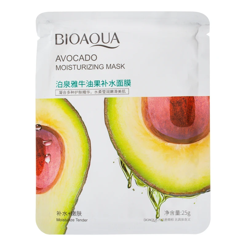 ماسک صورت بی آکوا مدل آووکادو مناسب برای انواع پوست وزن 25 گرم