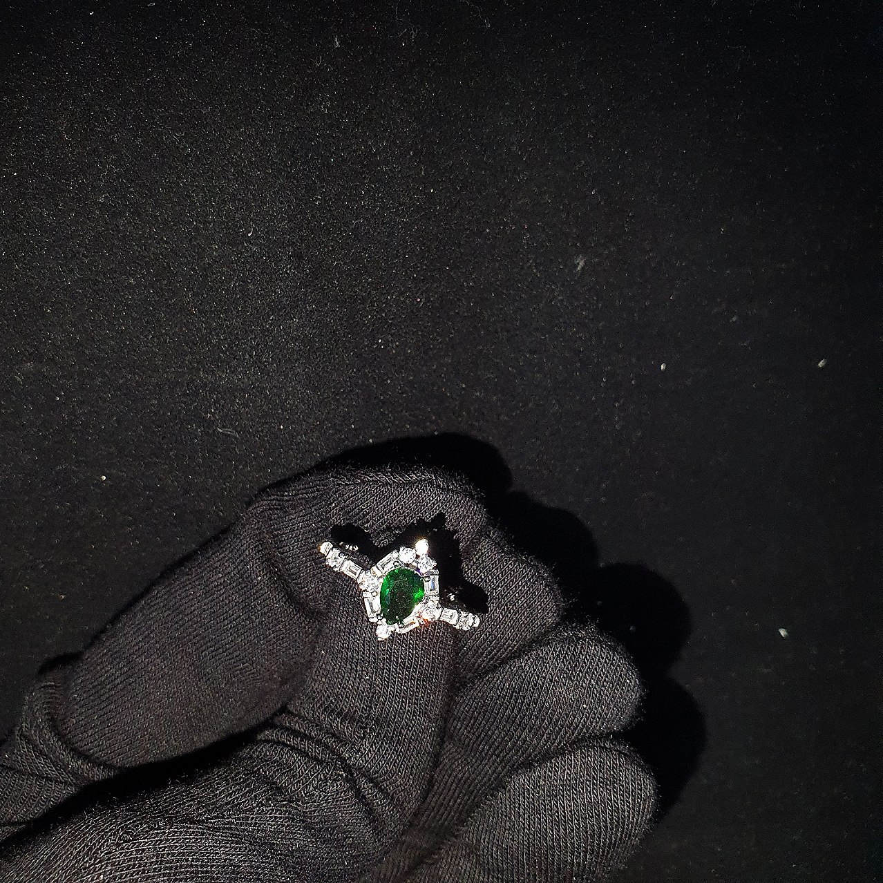 انگشتر نقره زنانه جی تی ای مدل اشک