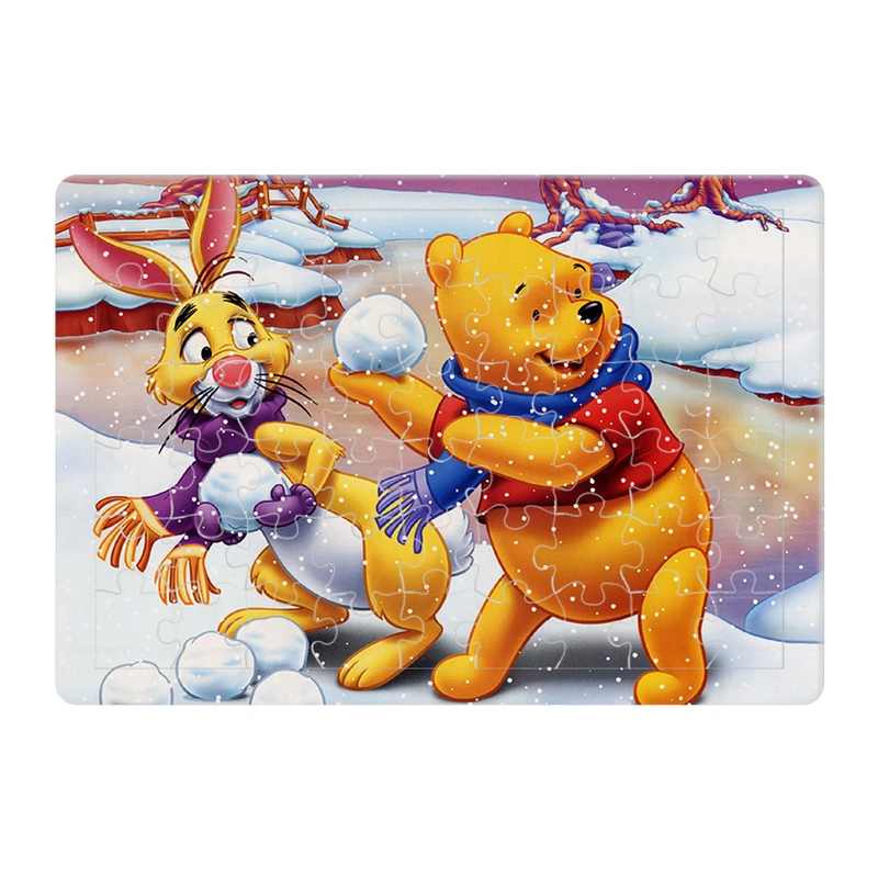 پازل 54 تکه هومرو مدل PL855 طرح انیمیشن وینی پو