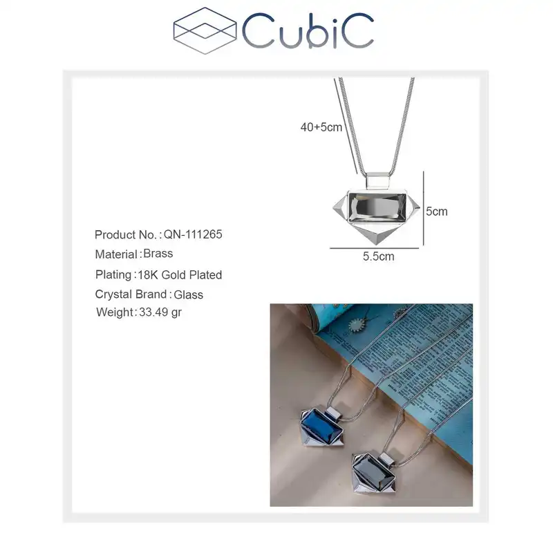 گردنبند زنانه کوبیک مدل QN-111264