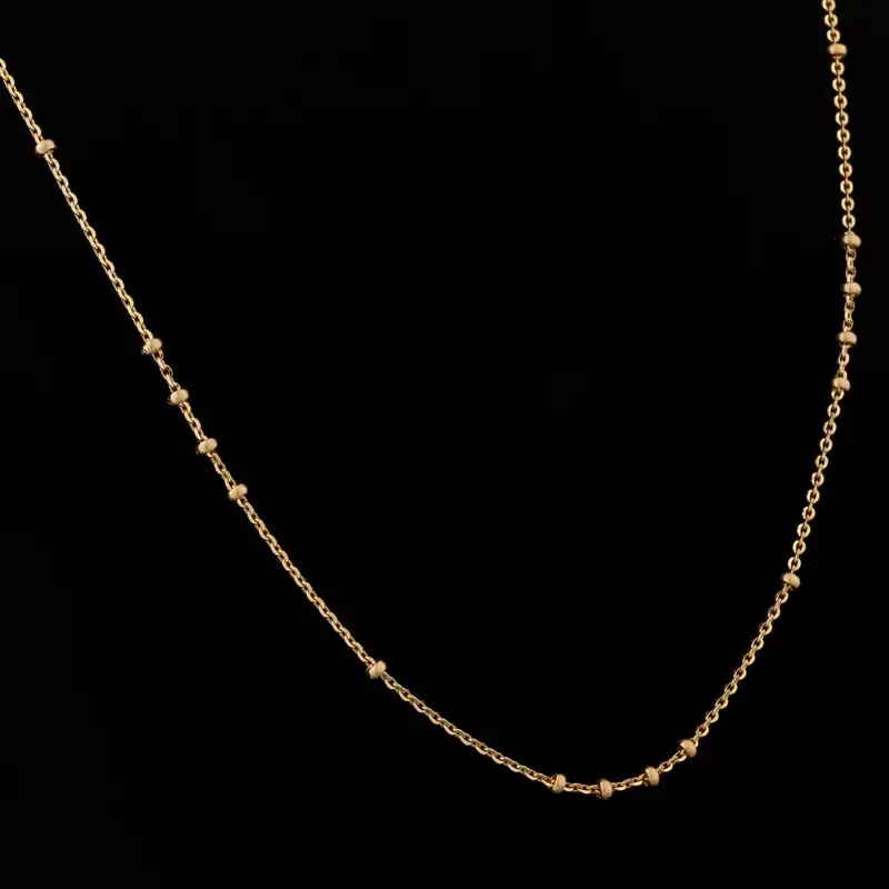 گردنبند طلا 18 عیار زنانه تاج مدل 1028