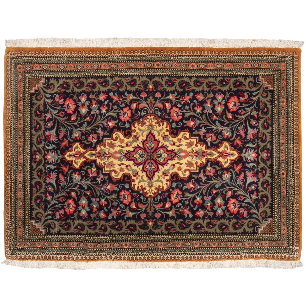 فرش دستباف قدیمی نیم متری سی پرشیا کد 187429
