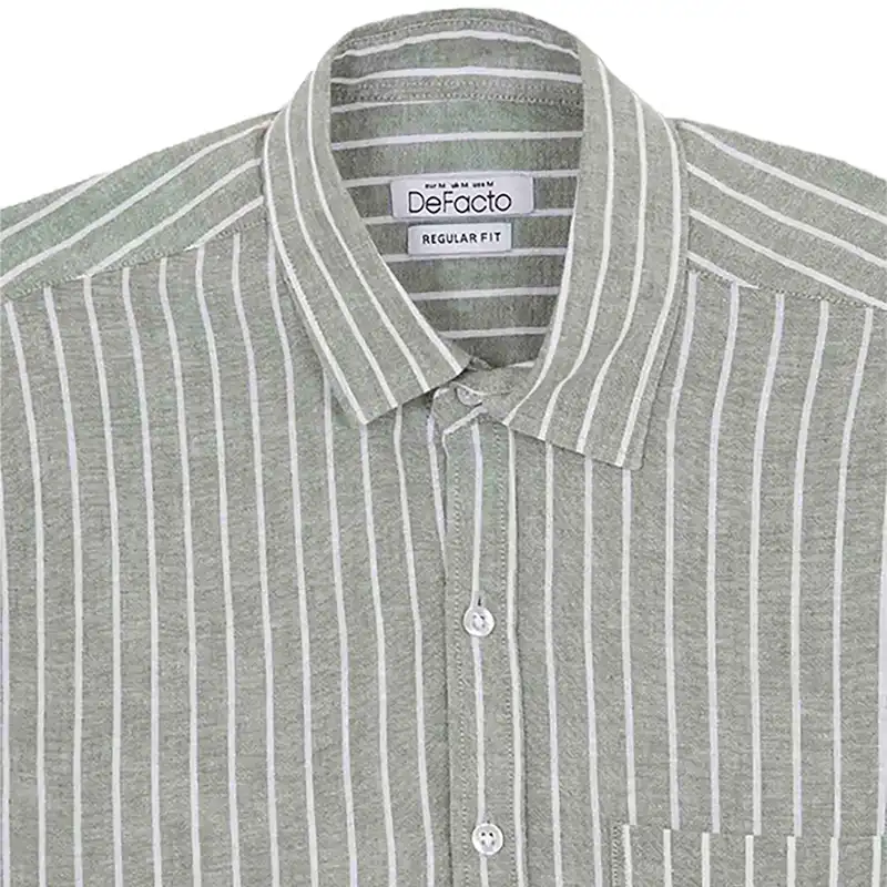 پیراهن آستین بلند مردانه دفکتو مدل W7950AZGN425