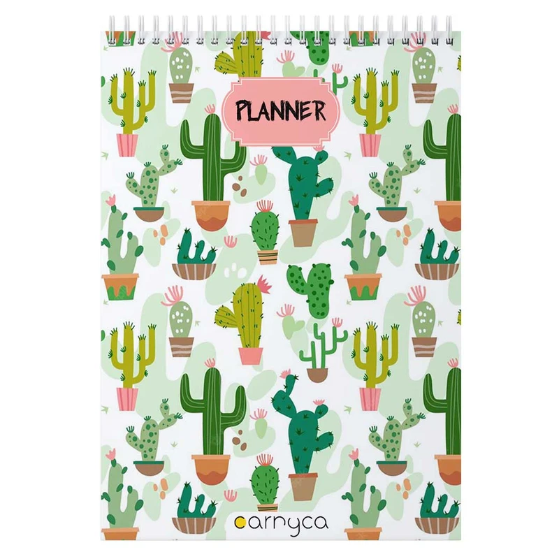دفتر برنامه ریزی کارنیکا طرح کاکتوس مدل پلنر روزانه کد cactus1