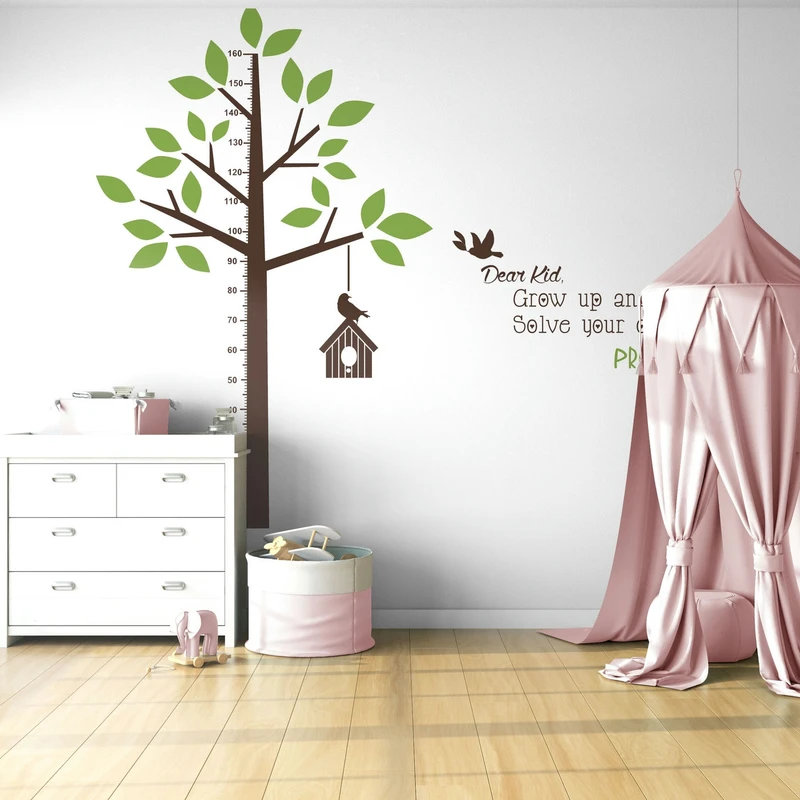استیکر دیواری کودک مدل height tree
