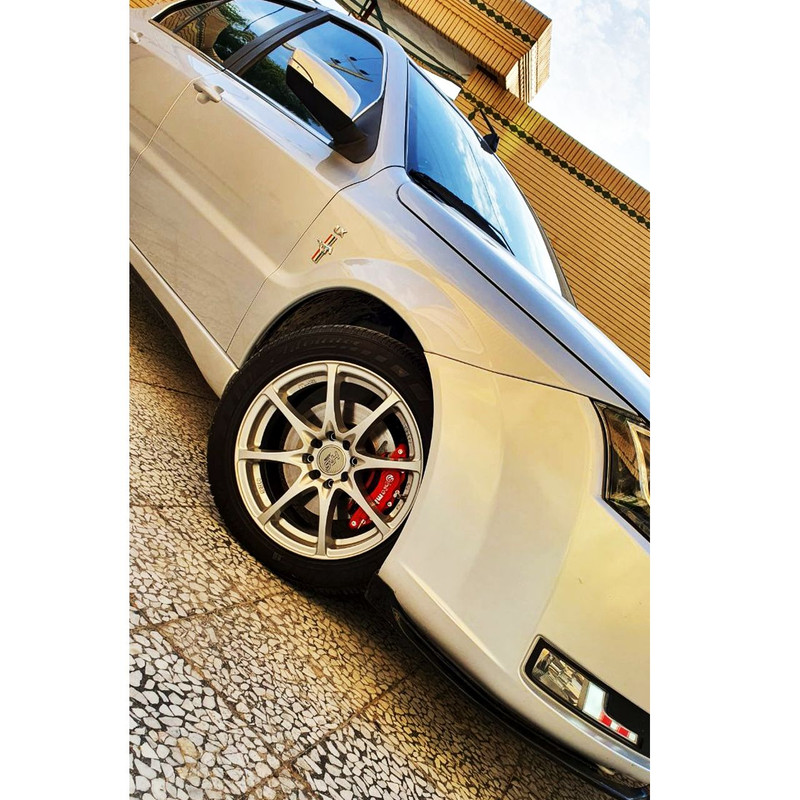 کاور کالیپر و لنت ترمز خودرو چیکال مدل Brembo طرح RD کد V-364 بسته 2 عددی