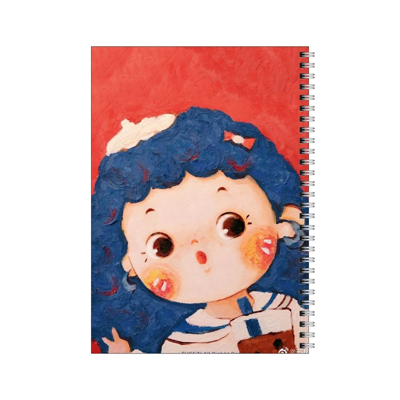 دفتر مشق 100 برگ بامبیلیپ طرح دختر لپ گلی کد 3424127