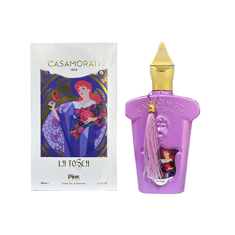 ادوپرفیوم زنانه پینک ویژوال مدل La tosca با رایحه شیرین حجم 100 میلی‌لیتر