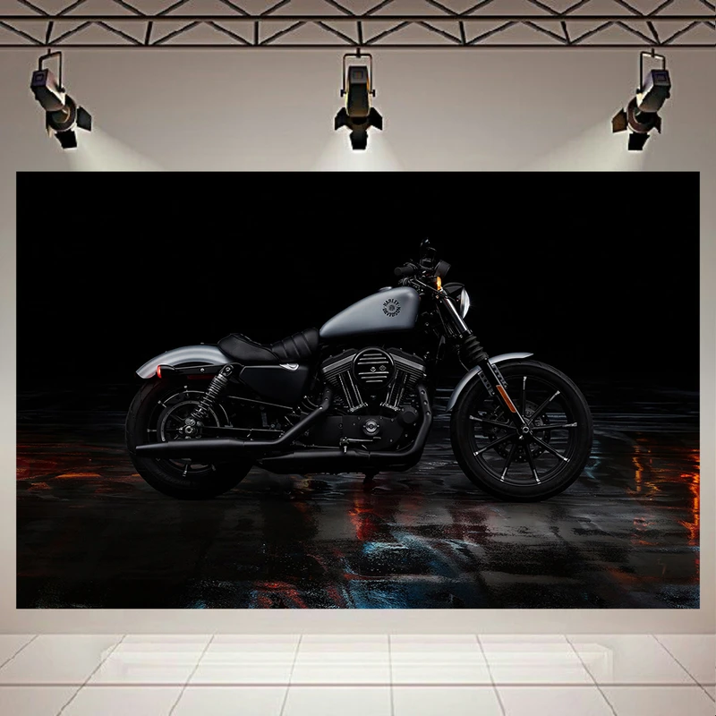 پوستر طرح موتور مدل Harley Davidson Sportster Iron883 کد AR15250