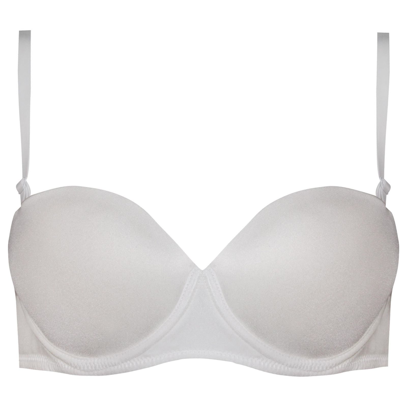 سوتین زنانه پدلی مدل فنردار بند متحرک کد 5127-P162 رنگ سفید -  - 2