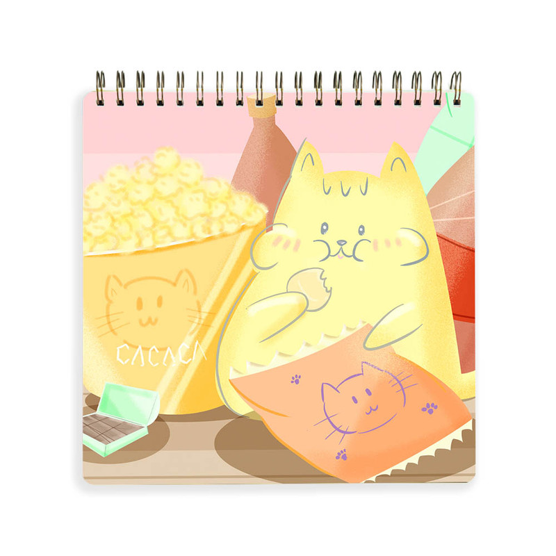 دفتر یادداشت باژیکان طرح گربه کد 20100019