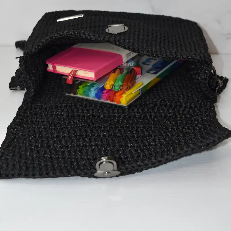 کیف رودوشی بافتنی مدل هانا