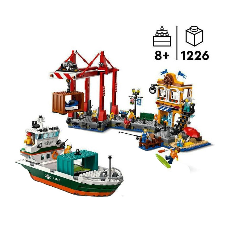 لگو 1226 تکه سری سیتی مدل Harbour کد 60422