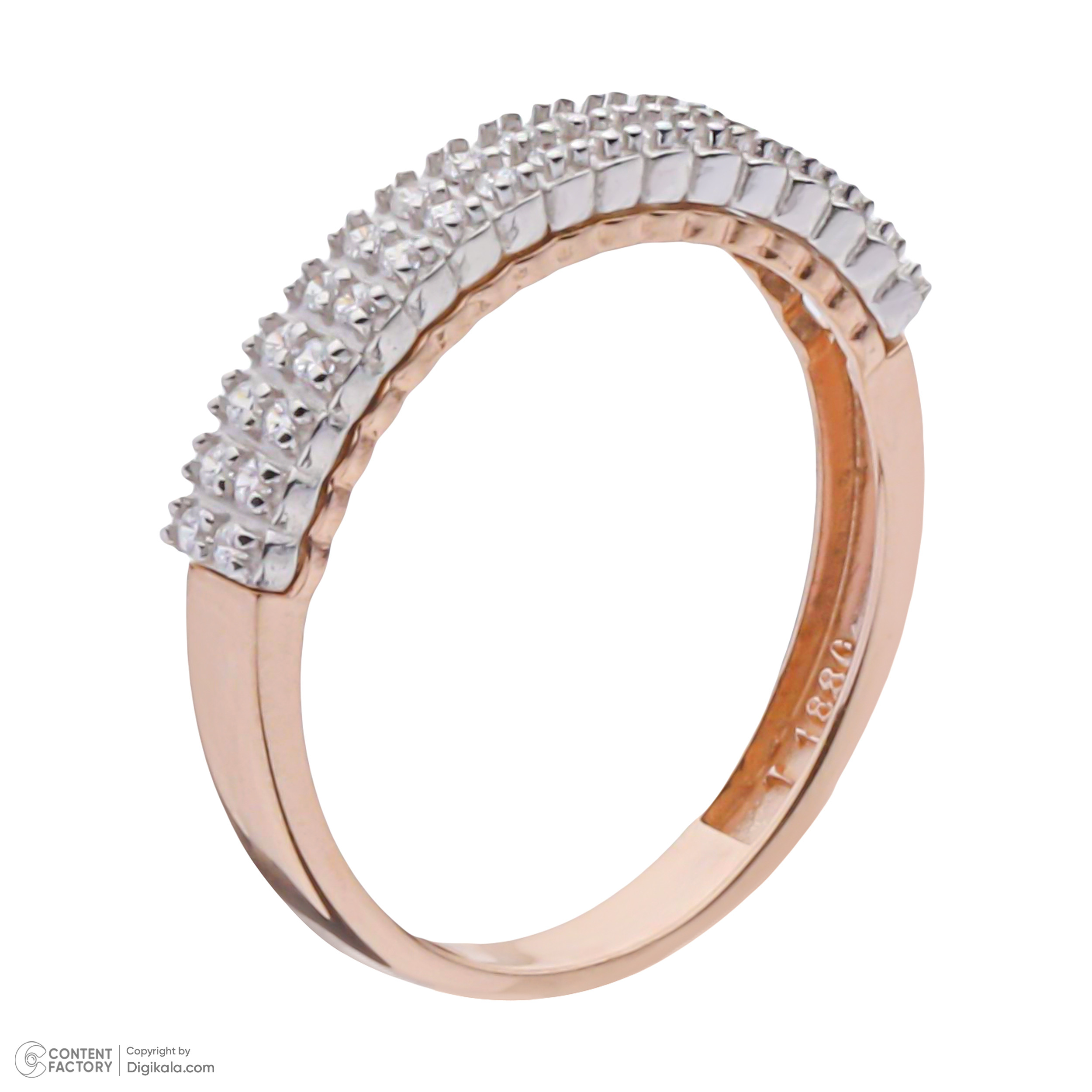 ست حلقه و پشت حلقه طلا 18 عیار زنانه مایا ماهک مدل MR1147 ست حلقه و پشت حلقه طلا 18 عیار زنانه مایا ماهک مدل MR1147